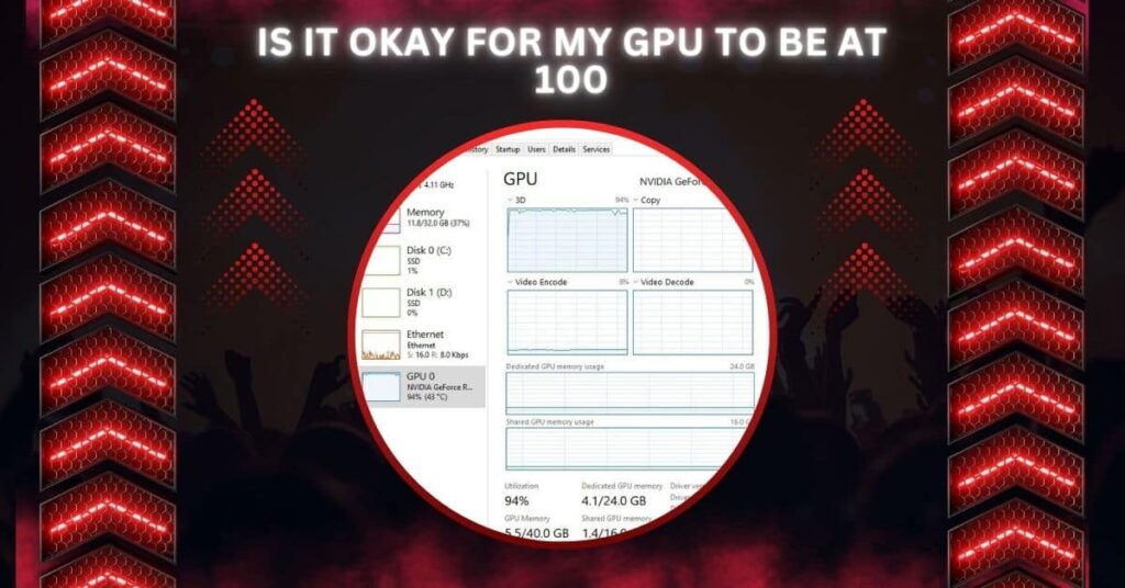 Is It Okay For My GPU To Be At 100